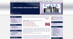 Desktop Screenshot of coatoronto.com